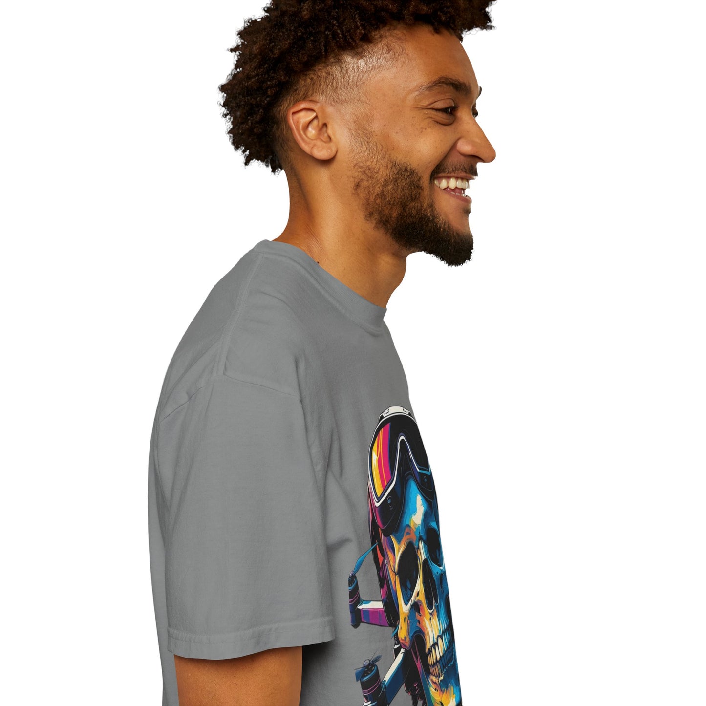 Skull Graphic Unisex T-Shirt, Punk Fashion Tee, Edgy Streetwear, Perfect for Festivals and Gifting, Music Lover Gift
