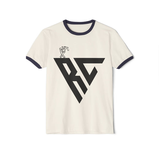 Unisex Cotton Ringer T-Shirt with Unique Graphic Design, Casual Tee, Streetwear Top, Gift for Him or Her, Graphic Art Shirt