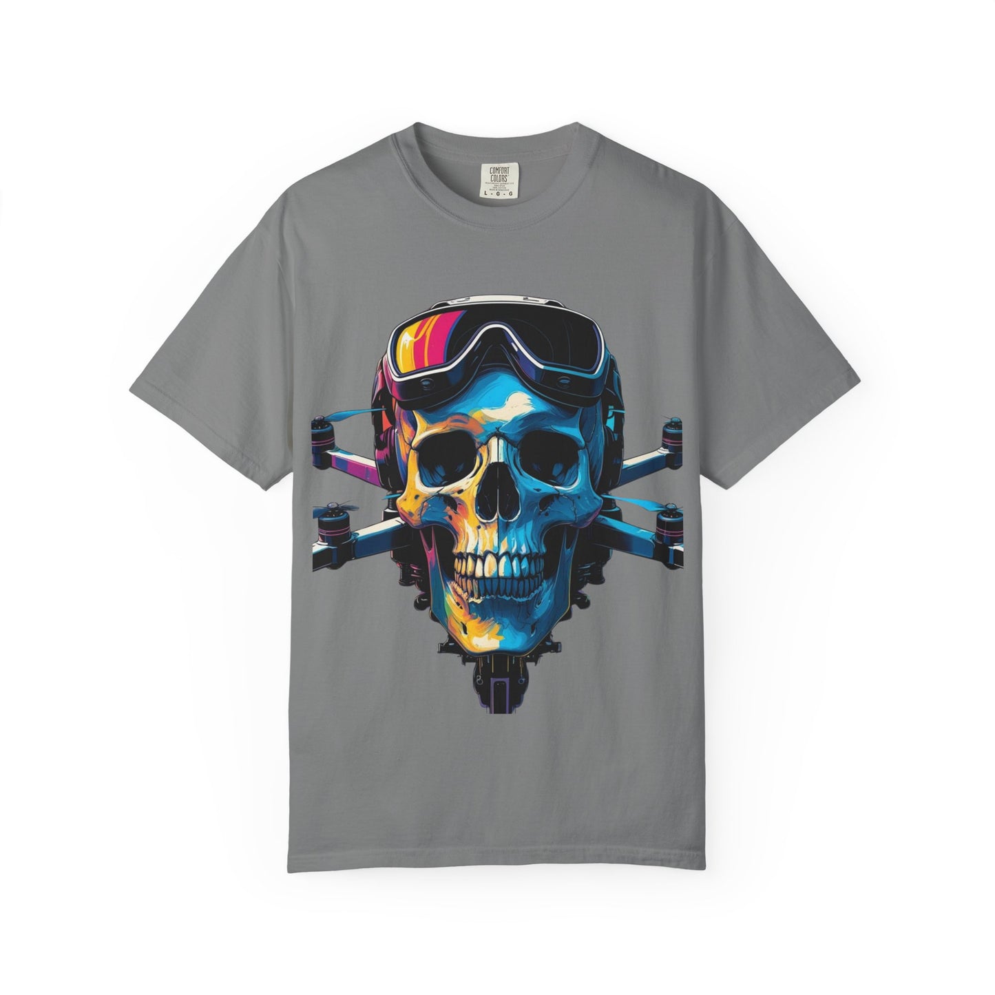 Skull Graphic Unisex T-Shirt, Punk Fashion Tee, Edgy Streetwear, Perfect for Festivals and Gifting, Music Lover Gift