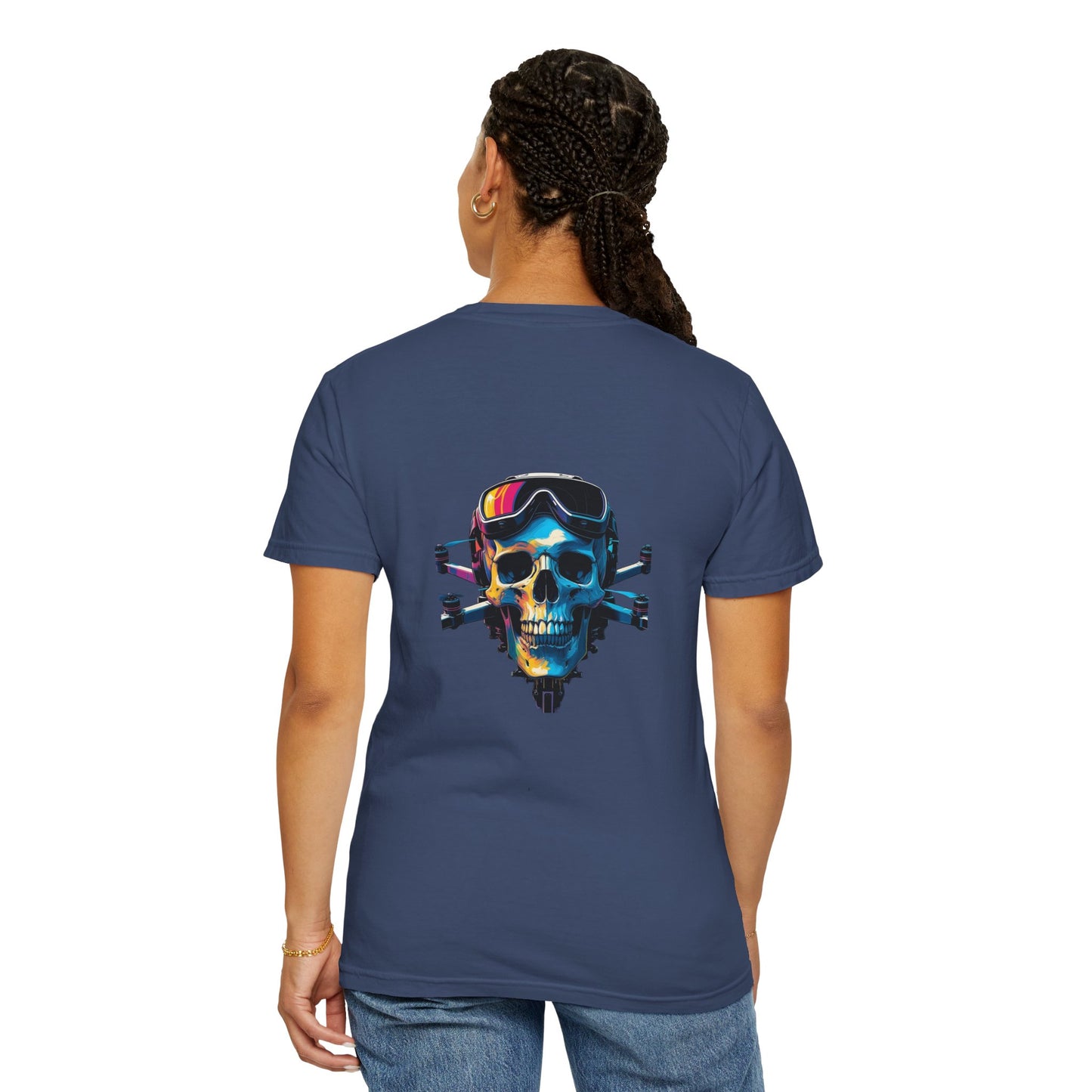 Skull Graphic Unisex T-Shirt, Punk Fashion Tee, Edgy Streetwear, Perfect for Festivals and Gifting, Music Lover Gift