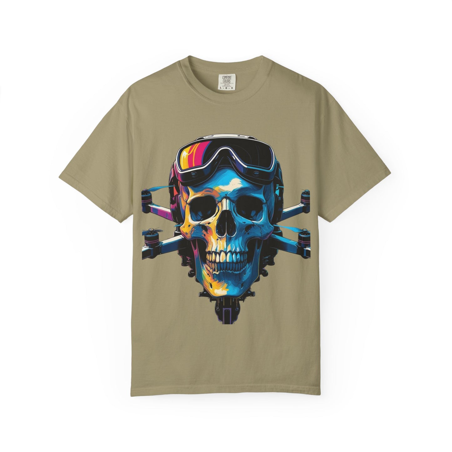 Skull Graphic Unisex T-Shirt, Punk Fashion Tee, Edgy Streetwear, Perfect for Festivals and Gifting, Music Lover Gift