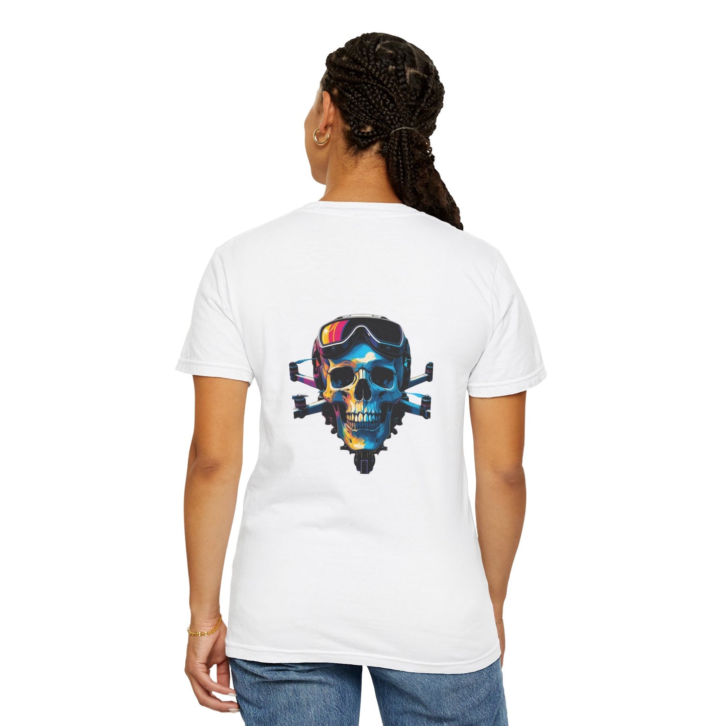 Skull Graphic Unisex T-Shirt, Punk Fashion Tee, Edgy Streetwear, Perfect for Festivals and Gifting, Music Lover Gift