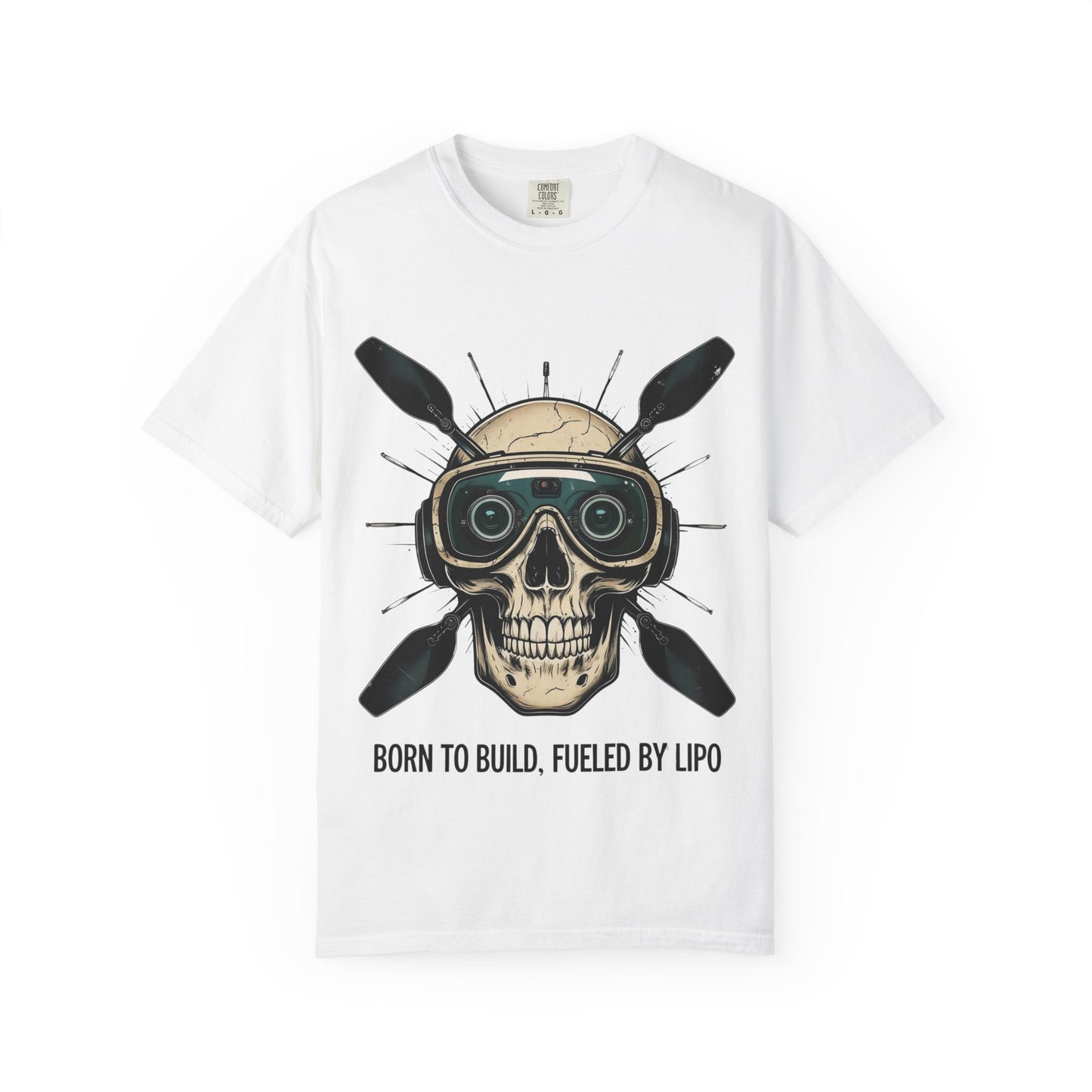 Camiseta con diseño de calavera, camiseta gráfica atrevida para constructores, entusiastas del fitness, Halloween, regalo para él, ropa informal