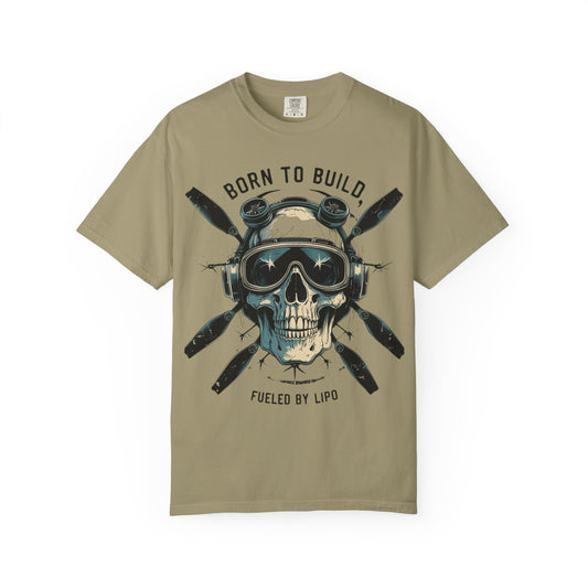 RC Skull T-Shirt, Unisex Graphic Tee, Born to Build Apparel, Gift for Builders, Edgy Streetwear, Unique Fashion Statement