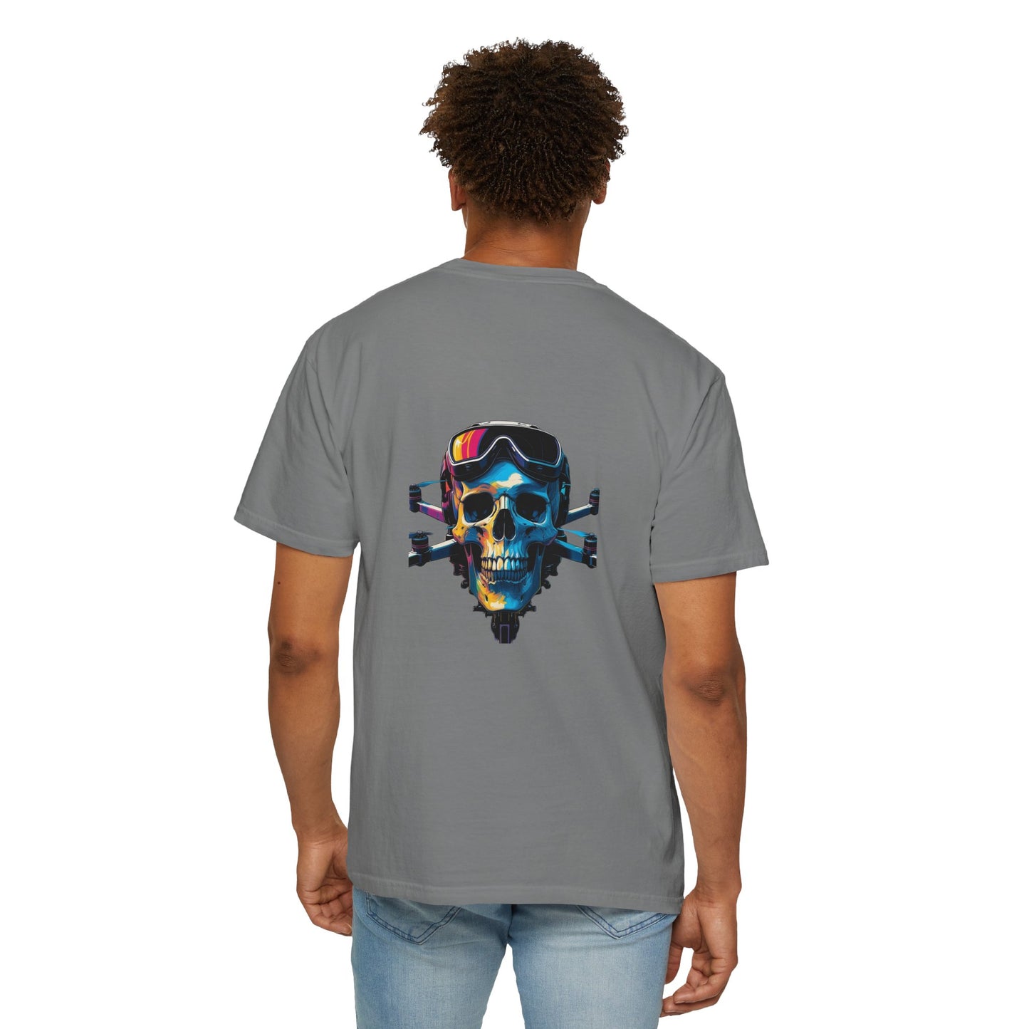 Skull Graphic Unisex T-Shirt, Punk Fashion Tee, Edgy Streetwear, Perfect for Festivals and Gifting, Music Lover Gift