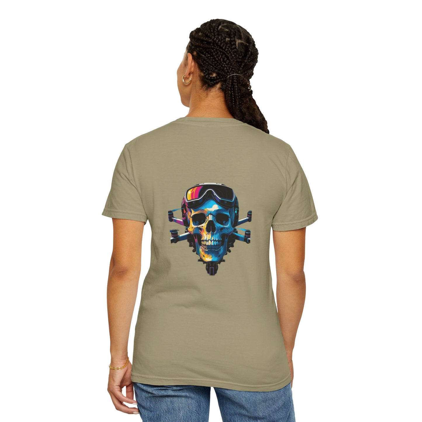 Skull Graphic Unisex T-Shirt, Punk Fashion Tee, Edgy Streetwear, Perfect for Festivals and Gifting, Music Lover Gift