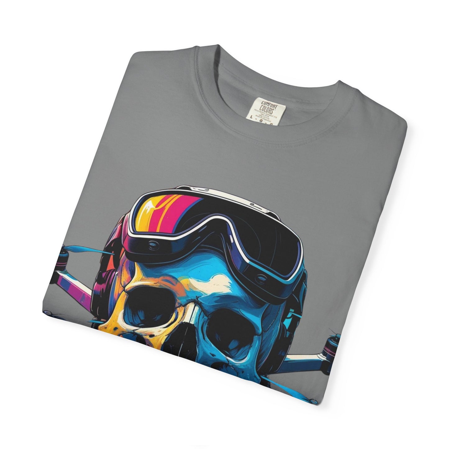 Skull Graphic Unisex T-Shirt, Punk Fashion Tee, Edgy Streetwear, Perfect for Festivals and Gifting, Music Lover Gift