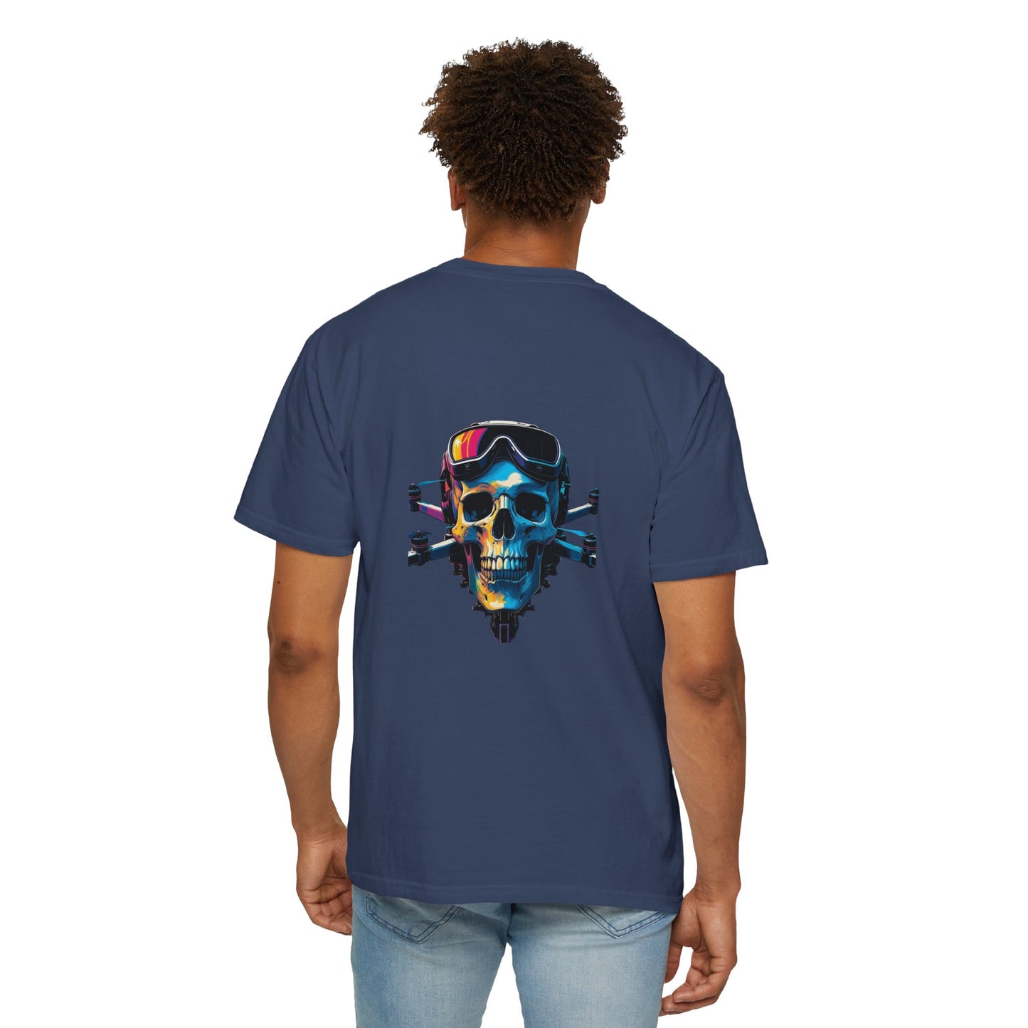 Skull Graphic Unisex T-Shirt, Punk Fashion Tee, Edgy Streetwear, Perfect for Festivals and Gifting, Music Lover Gift