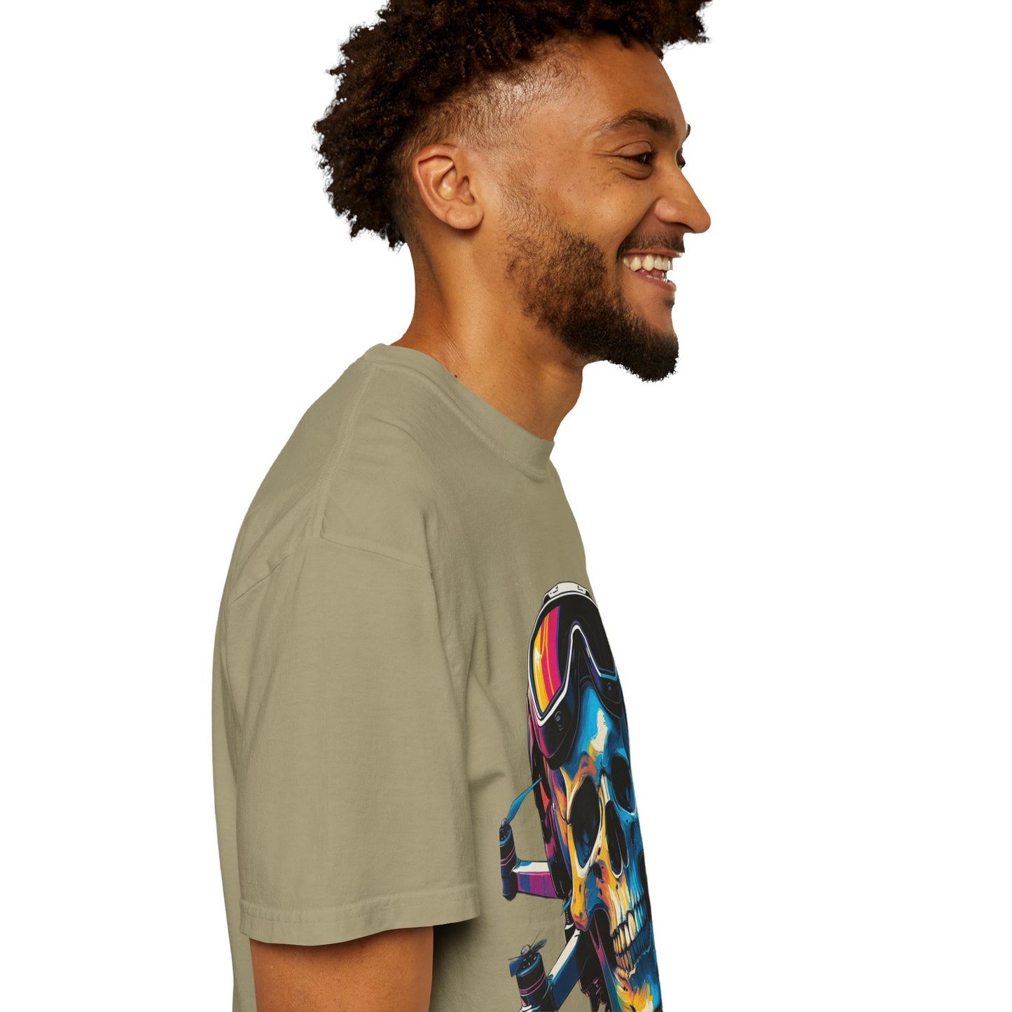Skull Graphic Unisex T-Shirt, Punk Fashion Tee, Edgy Streetwear, Perfect for Festivals and Gifting, Music Lover Gift