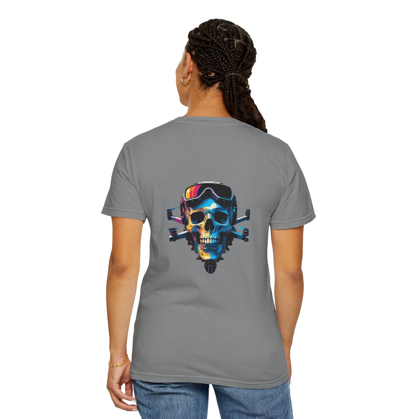 Skull Graphic Unisex T-Shirt, Punk Fashion Tee, Edgy Streetwear, Perfect for Festivals and Gifting, Music Lover Gift