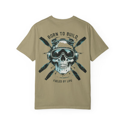 RC Skull T-Shirt, Unisex Graphic Tee, Born to Build Apparel, Gift for Builders, Edgy Streetwear, Unique Fashion Statement
