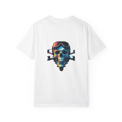Skull Graphic Unisex T-Shirt, Punk Fashion Tee, Edgy Streetwear, Perfect for Festivals and Gifting, Music Lover Gift