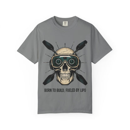 Camiseta con diseño de calavera, camiseta gráfica atrevida para constructores, entusiastas del fitness, Halloween, regalo para él, ropa informal