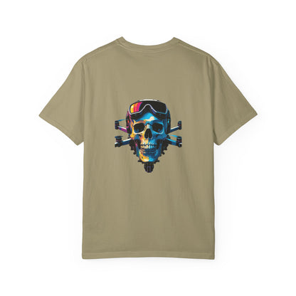 Skull Graphic Unisex T-Shirt, Punk Fashion Tee, Edgy Streetwear, Perfect for Festivals and Gifting, Music Lover Gift