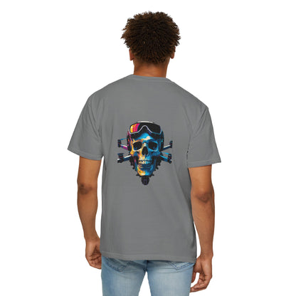 Skull Graphic Unisex T-Shirt, Punk Fashion Tee, Edgy Streetwear, Perfect for Festivals and Gifting, Music Lover Gift