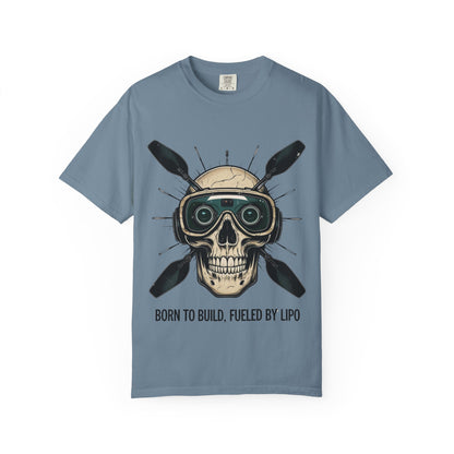 Camiseta con diseño de calavera, camiseta gráfica atrevida para constructores, entusiastas del fitness, Halloween, regalo para él, ropa informal