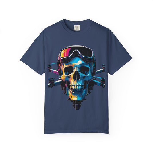Skull Graphic Unisex T-Shirt, Punk Fashion Tee, Edgy Streetwear, Perfect for Festivals and Gifting, Music Lover Gift
