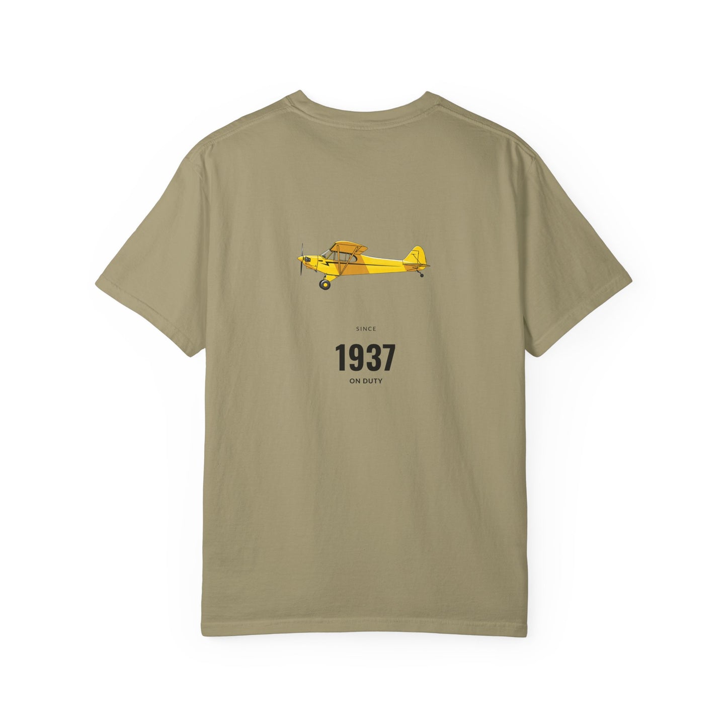 Vintage Aviation T-Shirt for Airplane Enthusiasts, Piper J-3 Cub Shirt, Gift for Pilots, Air Travel Tee, Unique Aviation Merchandise