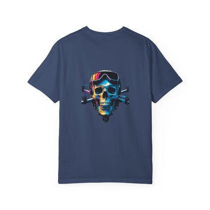 Skull Graphic Unisex T-Shirt, Punk Fashion Tee, Edgy Streetwear, Perfect for Festivals and Gifting, Music Lover Gift