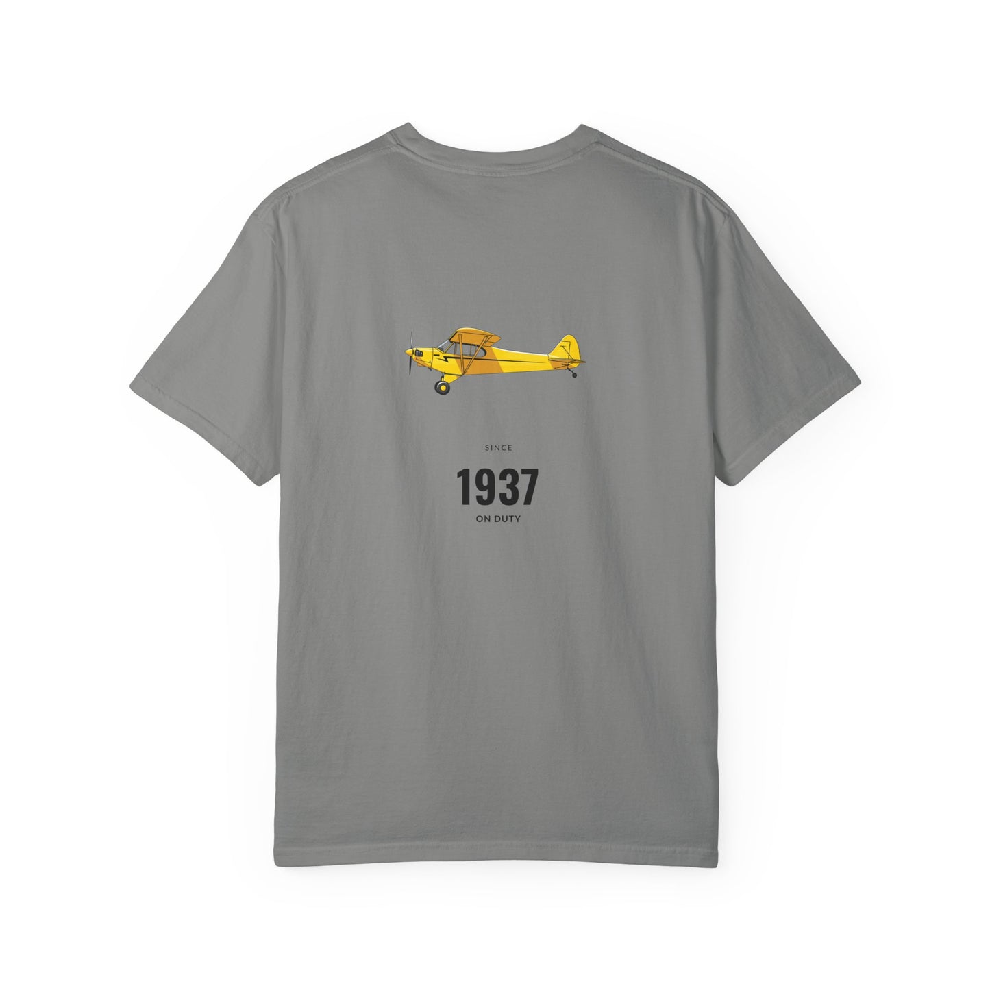 Vintage Aviation T-Shirt for Airplane Enthusiasts, Piper J-3 Cub Shirt, Gift for Pilots, Air Travel Tee, Unique Aviation Merchandise